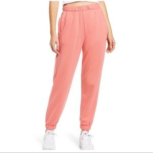 Nordstrom Circle X Cozy Joggers Sweatpants in Coral Size M